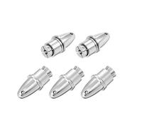sourcing map 5PCS RC Airplane Spinners Propeller Adapter Saver for Shaft Brushless Motor (3mm Aperture and 5mm Output Axle)