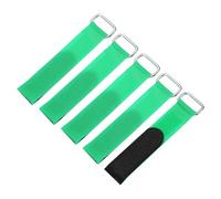 sourcing map 5Pcs Reusable Battery Tie Down Straps,0.8x6 Green Nylon Multipurpose Battery Hold Down Adjustable Cinch Strap Hook Loops Fastening Tie for Quadcopters FPV RC Drone Boat Cars