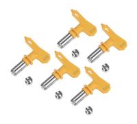 sourcing map 5pcs Reversible Spray Tips for Airless Sprayer 515 Paint Spray Nozzle Tips Sprayer Machine Parts for Home Garden Building Fences, Yellow