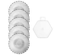 sourcing map 5pcs Rotary Cutter Blades 45mm Dotted Blade SKS-7 Steel Sharpness Replacement Rotary Blade Quilting Rotary Cutter Blades for Fabric Sewing Scrapbooking Crafts, Silver Tone