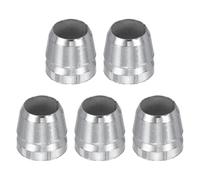 sourcing map 5pcs Round Axe Handle Wedge 12mm Bright Safety Metal Handle Wedges Hammer for Axe Claw Hammer Sledge, Silver