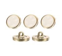 sourcing map 5Pcs Round Button, 18mm/0.7" Resin Vintage Decorative Pattern Button Sewing Craft Accessories for Blazer Clothes Uniform Jacket Coat, White