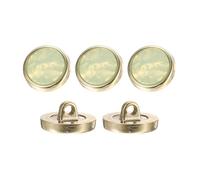 sourcing map 5Pcs Round Button, 18mm/0.7" Resin Vintage Decorative Pattern Button Sewing Craft Accessories for Blazer Clothes Uniform Jacket Coat, Light Green