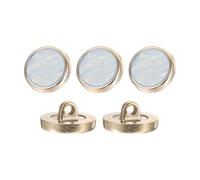 sourcing map 5Pcs Round Button, 18mm/0.7" Resin Vintage Decorative Pattern Button Sewing Craft Accessories for Blazer Clothes Uniform Jacket Coat, Sky Blue