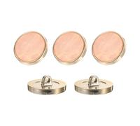 sourcing map 5Pcs Round Button, 23mm/0.9" Resin Vintage Decorative Pattern Button Sewing Craft Accessories for Blazer Clothes Uniform Jacket Coat, Light Pink
