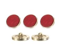 sourcing map 5Pcs Round Button, 25mm/1" Resin Vintage Decorative Pattern Button Sewing Craft Accessories for Blazer Clothes Uniform Jacket Coat, Wine Red