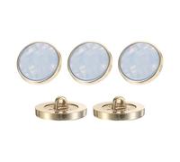 sourcing map 5Pcs Round Button, 25mm/1" Resin Vintage Decorative Pattern Button Sewing Craft Accessories for Blazer Clothes Uniform Jacket Coat, Sky Blue
