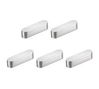 sourcing map 5Pcs Round Ended Feather Key, 5x5x20mm Stainless Steel Professional Parallel Drive Shaft Key Stock for Fasteners Mechanical Industry