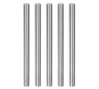 sourcing map 5pcs Round Rods 7.2mm x 100mm High Speed Steel (HSS) Lathe Bar Stock DIY Craft Tools for Turning Facing Drilling Threading