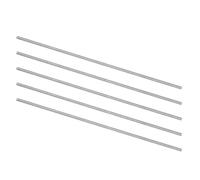 sourcing map 5pcs Round Steel Metal Rods, 1.7mm x 100mm High Speed Steel (HSS) Lathe Bar Stock Tool, for Shaft Gear Drill Lathes Boring Machine Turning Miniature DIY Craft