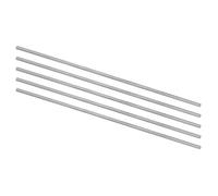 sourcing map 5pcs Round Steel Metal Rods, 2.2mm x 150mm High Speed Steel (HSS) Lathe Bar Stock Tool, for Shaft Gear Drill Lathes Boring Machine Turning Miniature DIY Craft