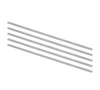 sourcing map 5pcs Round Steel Metal Rods, 2.5mm x 150mm High Speed Steel (HSS) Lathe Bar Stock Tool, for Shaft Gear Drill Lathes Boring Machine Turning Miniature DIY Craft