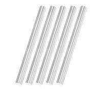 sourcing map 5Pcs Round Steel Rods, 7.9mm x 100mm High Speed Steel (HSS) Aluminium Rod Steel Bar for Shaft Gear Drill Lathes Boring Machine