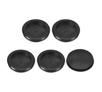 sourcing map 5Pcs Rubber Grommets 2-3/16" (55mm) Drill Hole, 1-7/8" (48mm) ID Single Sided Hole Plugs Ring Gasket for Firewall Cable Wire Protecting, Black