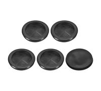 sourcing map 5Pcs Rubber Grommets 2-3/4" (70mm) Drill Hole, 2-3/8" (61mm) ID Single Sided Hole Plugs Ring Gasket for Firewall Cable Wire Protecting, Black