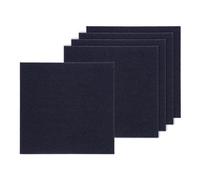 sourcing map 5Pcs Self-Adhesive Carpet Tiles, 30 x 30cm Non Slip Self Adhesive Carpet Squares DIY Floor Rug Tile for Bedroom, Living Room, Kitchen, Dining Room, Dark Blue