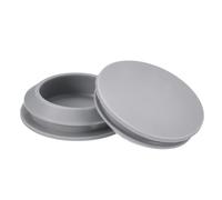 Sourcing Map 5Pcs Silicone Hole Plugs, Grey, 25-27mm, 0.98"-1.06", 30mm Head, 8.5mm Height