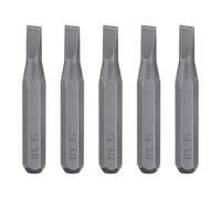 sourcing map 5pcs SL3.0 Slotted Screwdriver Bit 5/32" Hex Shank 28mm Length S2 Steel Magnetic Flat Head Hex Screw Driver Bits for Electric Manual Screwdrivers Precision Repair