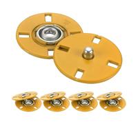 sourcing map 5Pcs Snap Buttons, Metal Invisible Buckle Fasteners Press Studs Buttons for Clothing Leather Sewing (Yellow, 23mm)