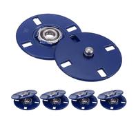 sourcing map 5Pcs Snap Buttons, Metal Invisible Buckle Fasteners Press Studs Buttons for Clothing Leather Sewing (Sapphire Blue, 25mm)