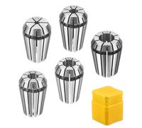 sourcing map 5pcs Spring Collet Chuck ER20 1/8" - 1/2" 65Mn Spring Steel Precision Router Collets for CNC Engraving Milling Lathe Tool