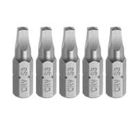 sourcing map 5pcs Square Head Screwdriver Bits 1/4" Hex Shank SQ3 Magnetic Head 1" Length CR-V Steel Screw Driver Drill Bit for Repair Work Electric Screw Driver