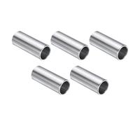 sourcing map 5pcs Stainless Steel Spacer 1/2" Bore x 5/8" OD x 1-1/2" Length Screw Standoff Bushing Plain Finish Round Metal Spacer for 1/2 Screws Bolts and Rods