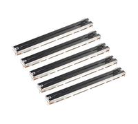 sourcing map 5Pcs Straight Single Linear Slide Potentiometer 3 Pin B10K 128mm(L) 100mm Travel 8x8mm Handle Fader Variable Resistors Mixer Electronic Potentiometer for Dimming Tuning
