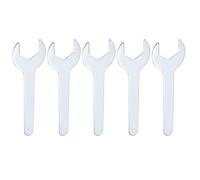 sourcing map 5pcs Super Thin Open End Wrench 24mm Metric 115mm Long 2mm Thickness Lightweight U-Shaped Spanner Single End Wrenches for Automotive Repair Furniture Assembly