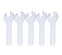 sourcing map 5pcs Super Thin Open End Wrench 8mm Metric 70mm Long 1.8mm Thickness Lightweight U-Shaped Spanner Single End Wrenches for Automotive Repair Furniture Assembly