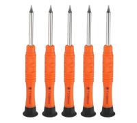 sourcing map 5pcs T3 Torx Mini Screwdriver 3mm Torx Head 87mm Length for Small Appliances Repairs, Orange