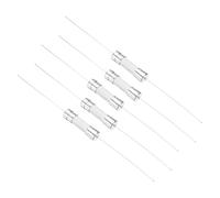 sourcing map 5Pcs Time Delay Fuse Lead Wire Ceramic Fuses 5mm x 20mm 250V 4A Fuse for Repair Circuit Boards,Lighting Equipment, Instrumentation,Home Appliance