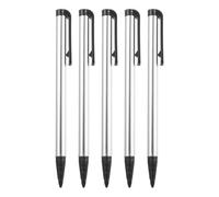 sourcing map 5pcs Touch Resistive Screen Pens Universal Resistance Pen for Phone Car Navigation GPS POS, Silver