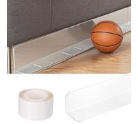 sourcing map 5Pcs Transparent Under Couch Blocker, 16" l 1.6" H Under Bed Blocker, for Prevent Things Pet Going Furniture Couch Bed Bottom