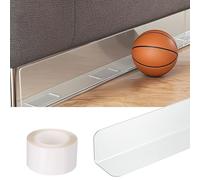 sourcing map 5Pcs Transparent Under Couch Blocker, 16" l 2" H Under Bed Blocker, for Prevent Things Pet Going Furniture Couch Bed Bottom