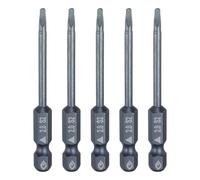 sourcing map 5pcs Triangle Screwdriver Bit 1/4" Hex Shank TA2.0 Magnetic Head 2.6" Length S2 Steel Triangular Screw Driver Bit for Repair Work Electric Screwdriver, Blue