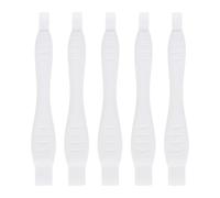 sourcing map 5pcs Universal Pry Spudger Tool, Phone Pry Opening Tool Plastic Crowbar for Cell Phone, PC, Laptop Tablet Screen Repairing, White
