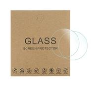 sourcing map 5pcs Watch Glass Screen Protectors 24mm HD Tempered Glass High AL Anti-Scratch 9H Hardness High Definition Anti-Explosion Smartwatch Screen Protection Film