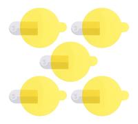 sourcing map 5pcs Watch Glass Screen Protectors 27mm HD High Definition Anti-Fingerprint Soft PET Universal Round Smartwatch Screen Protective Film Protector (for Flat Screen)