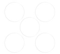 sourcing map 5pcs Watch Glass Screen Protectors 30mm Soft TPU Anti-scratch HD Clear High Definition Round Smartwatch Screen Protection Film (for Flat Screen)