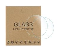 sourcing map 5pcs Watch Glass Screen Protectors 36.5mm HD Tempered Glass High AL Anti-Scratch 9H Hardness High Definition Anti-Explosion Smartwatch Screen Protection Film