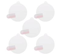 sourcing map 5pcs Watch Glass Screen Protectors 42mm HD High Definition Anti-Scratch Waterproof TPU Universal Round Smartwatch Screen Protective Film Protector (for Flat Screen)