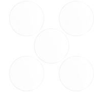 sourcing map 5pcs Watch Glass Screen Protectors 44mm Matte Soft TPU Anti-Glare High Definition HD Clear Round Smartwatch Screen Protection Film (for Flat Screen)