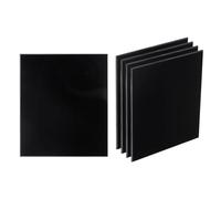 sourcing map 5pcs Welding Lens 5.24" x 4.5" Shade 11 Glass Replacement Welding Lenses Darkening Filter Plates for Welding Helmet, Black