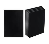 sourcing map 5pcs Welding Lens 7.01" x 5" Shade 9 Glass Replacement Welding Lenses Darkening Filter Plates for Welding Helmet, Black