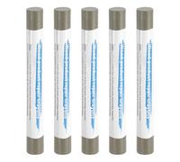 sourcing map 5pcs Wood Filler Sticks Wooden Wax Touch Up Furniture Repair Crayons for Scratch Hole Wood, Vintage Gray