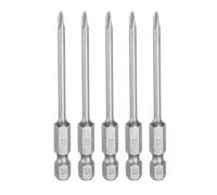 sourcing map 5pcs Y Shape Screwdriver Bits 1/4" Hex Shank S2 Steel Magnetic Y3 Head 3" Length Screw Driver Bits Electric Screw Driver Bit for Repair Work