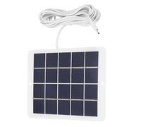 sourcing map 5V 0.6A 3W Mini Solar Panels, USB Solar Panel Charger with Micro USB Port Polycrystalline Solar Cell for Phone Camera Lighting Charging