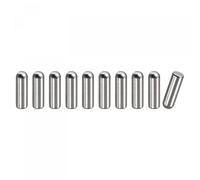 sourcing map 5x15mm Dowel Pins, 10pcs 304 Stainless Steel Round Head Flat Chamfered End Dowel Pin Bunk Bed Pins Shelf Pegs Support Shelves Fasten Elements