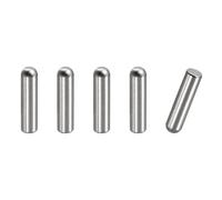 sourcing map 5x20mm Dowel Pins, 5pcs 304 Stainless Steel Round Head Flat Chamfered End Dowel Pin Bunk Bed Pins Shelf Pegs Support Shelves Fasten Elements